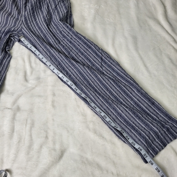 Appleseeds Cotton Striped Pants. Blue & White. Size 8P. 8 Petite - Picture 8 of 10